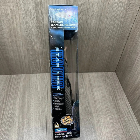 Star Trek First Contact Captain Jean-Luc Picard Action Figure- Playmates Toys - Picture 7 of 9